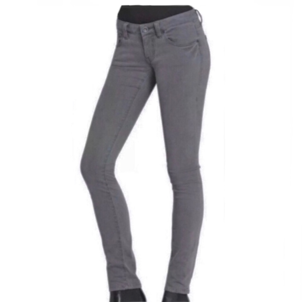 CABI GRAY HIGH SKINNY JEANS PANTS IN EUC WORN ONCE SIZE 4